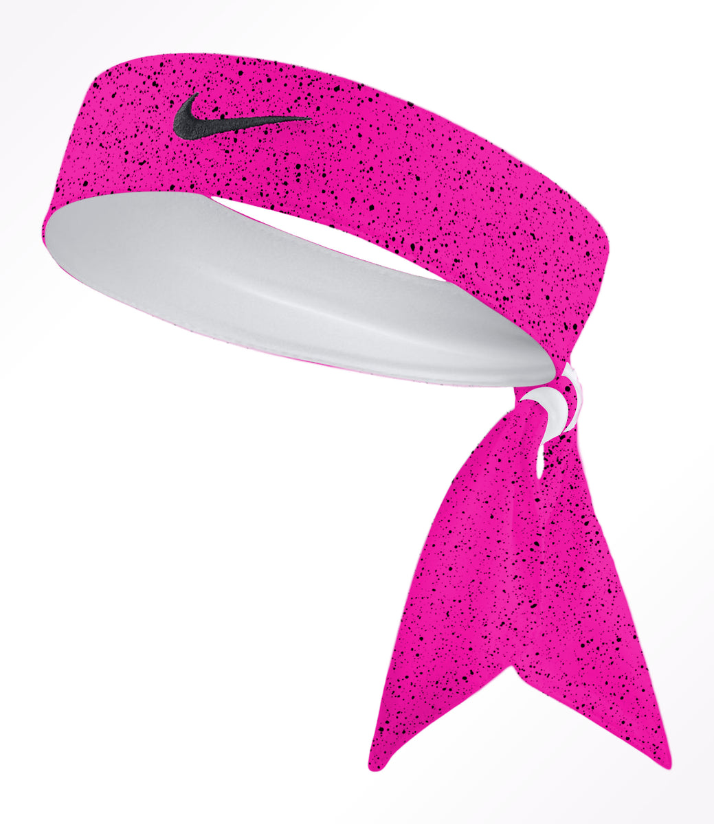 lavendel lemmer Midlertidig Custom Pink Speckle Tie Headband – B3 U ATHLETICS