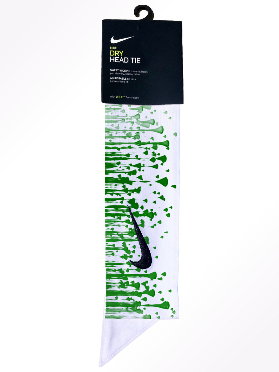 nike dri fit head tie green