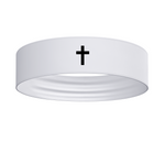 Distressed Cross Classic Stretch Headband