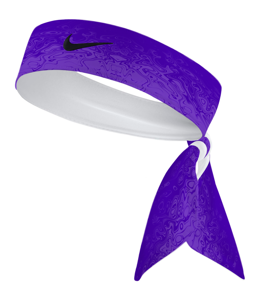 Purple nike tie headband Clearance