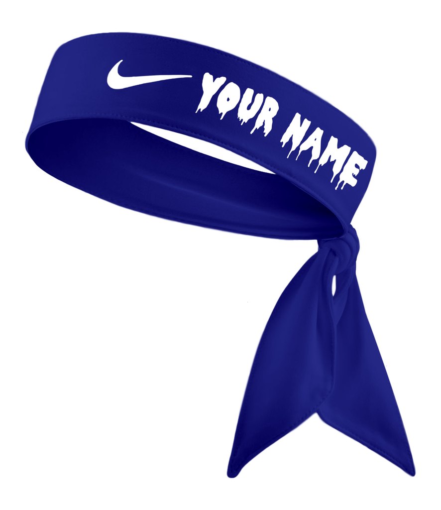 Custom Personalizable Drip Name Tie Headband B3 U ATHLETICS