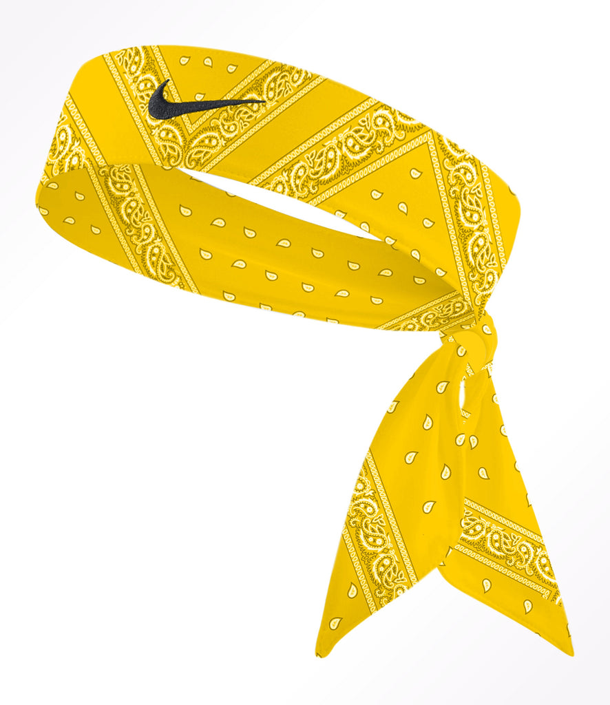 político Júnior complicaciones Custom Yellow Bandana Tie Headband – B3 U ATHLETICS